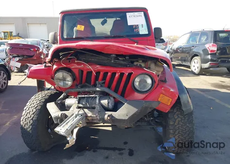 2003 Jeep Wrangler X z USA, uszkodzony, nr VIN 1J4FA39SX3P314886